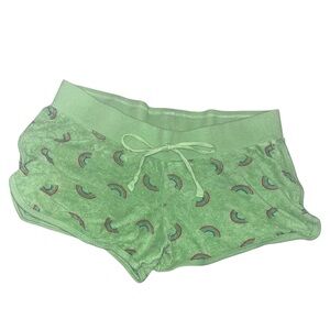 Vintage y2k early 2000s rainbow terry cloth shorts